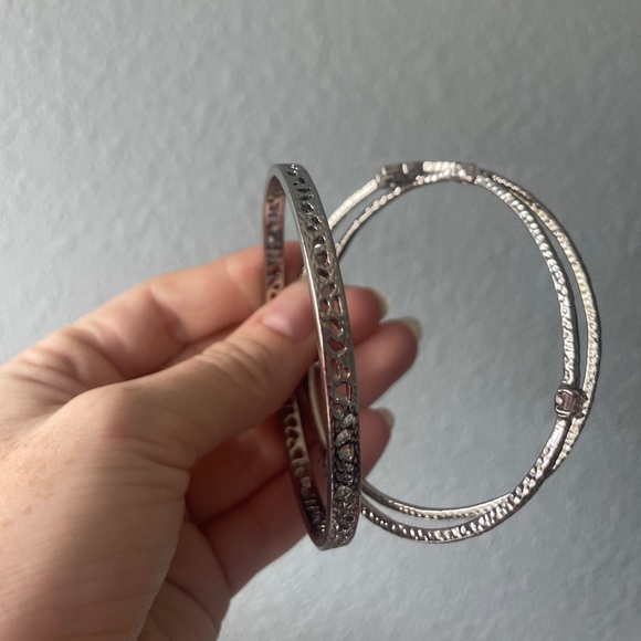 Kendra Scott Silver Set of 3 Bracelets - Picture 5 of 8